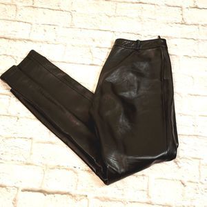 guess butter faux leather pants